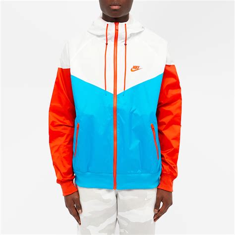 Nike windrunner blue and white